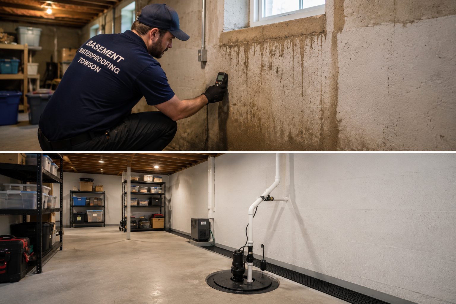 Basement Waterproofing Towson Basement Waterproofing